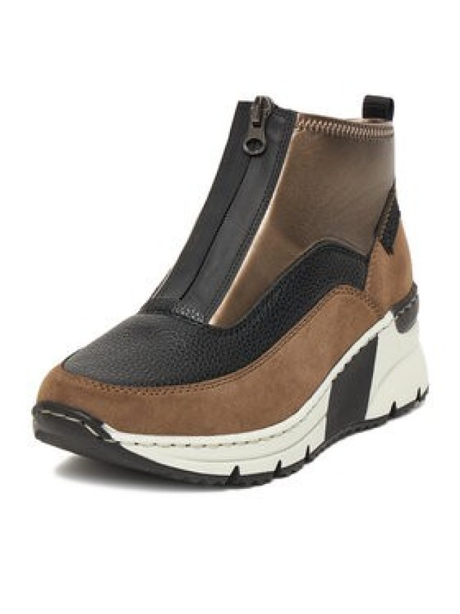 Rieker Sneakersy N6352-25 Brązowy