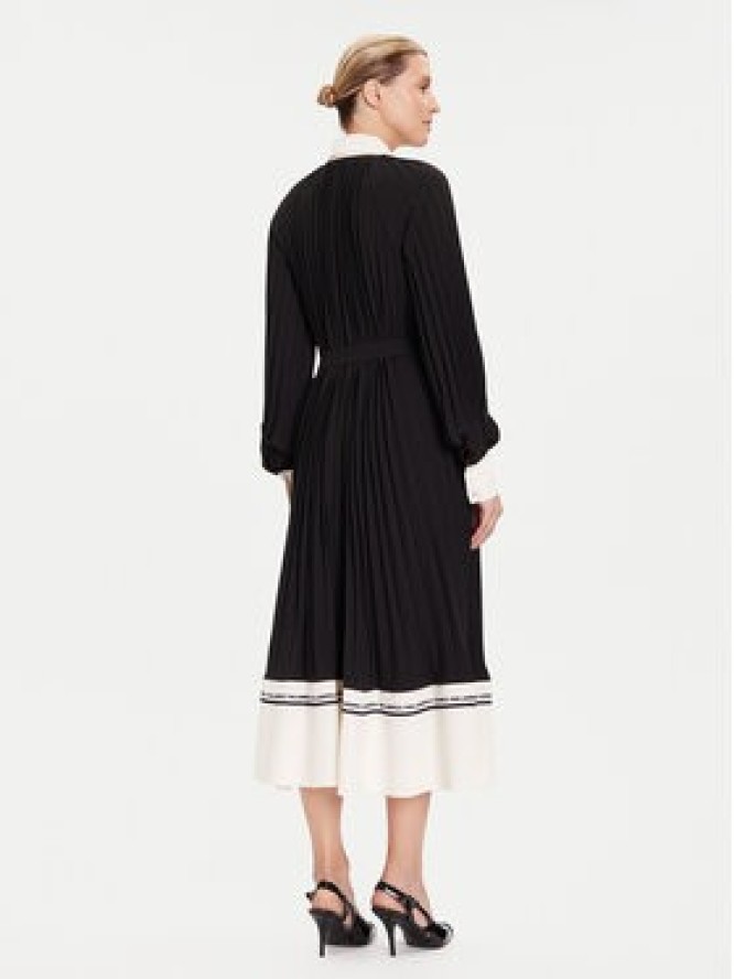 KARL LAGERFELD Sukienka koszulowa A4W13047 Czarny Regular Fit