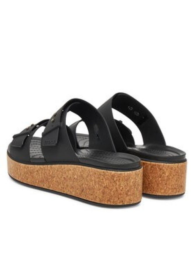 Crocs Klapki Brooklyn Cork Buckle 211252 Czarny