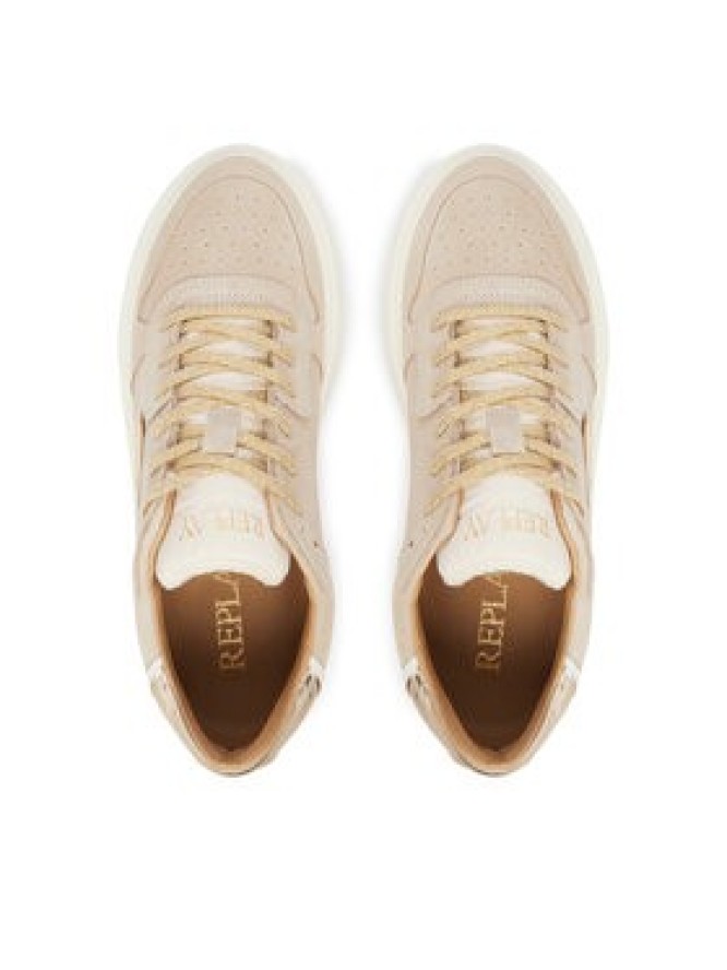 REPLAY Sneakersy GWZ8A .000.C0004L Beżowy