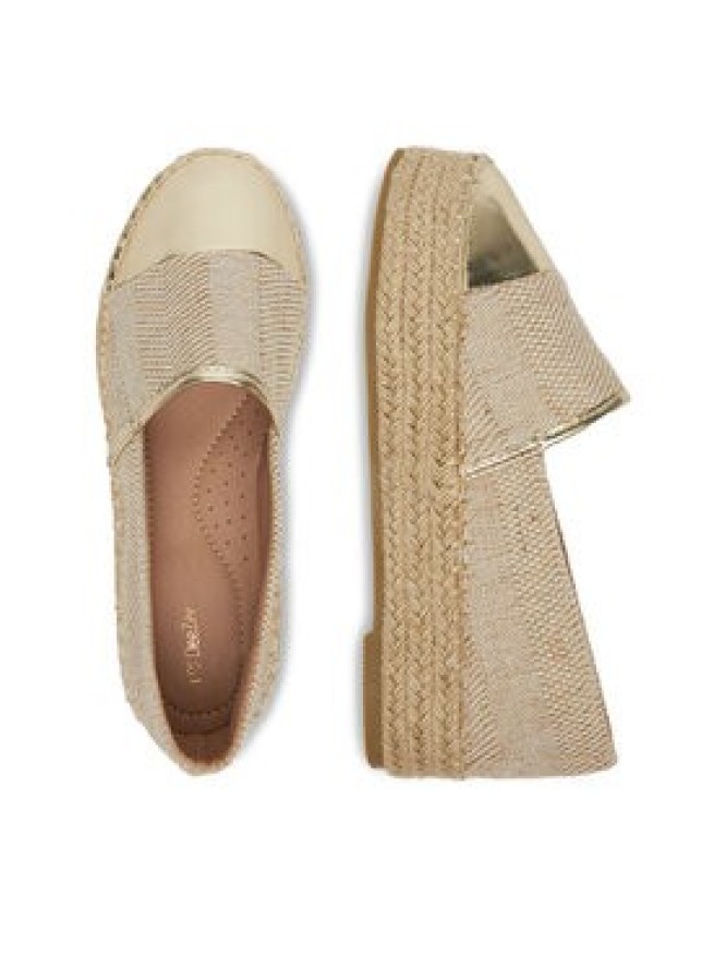DeeZee Espadryle JSZ701-2 Złoty