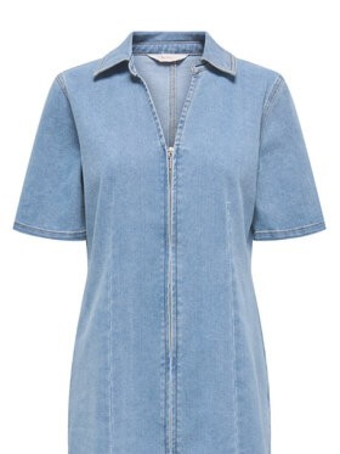 ONLY Sukienka jeansowa Frida 15360436 Niebieski Regular Fit