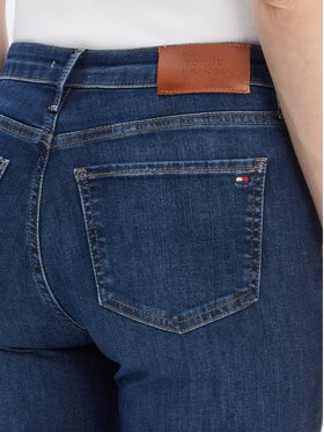 Tommy Hilfiger Jeansy WW0WW45010 Granatowy Slim Fit