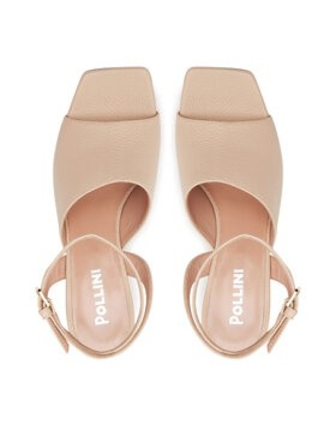 Pollini Sandały SA16077C1MTD0122 Beżowy