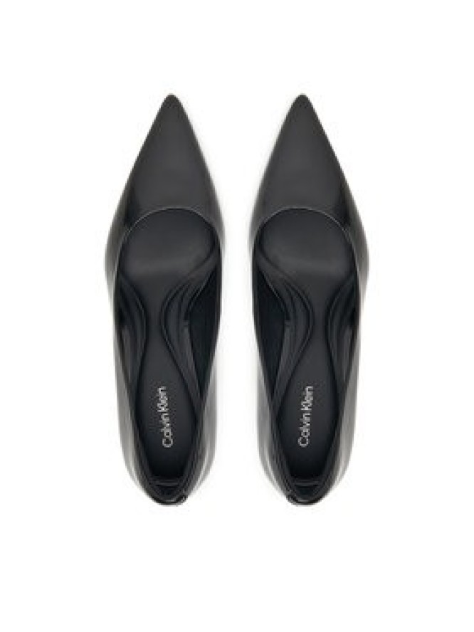 Calvin Klein Szpilki Ess Stiletto 70 Shiny Lth HW0HW02828 Czarny