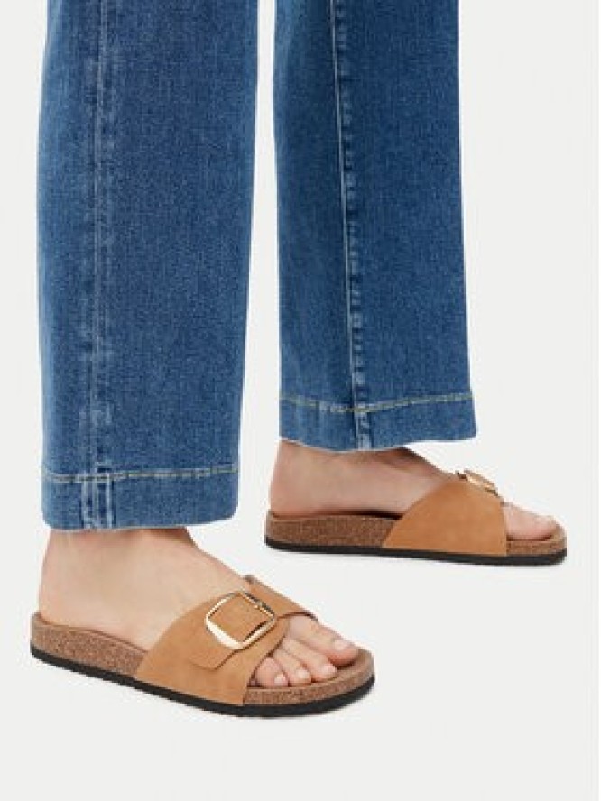 JENNY Klapki LB-P1598-YLD Brązowy