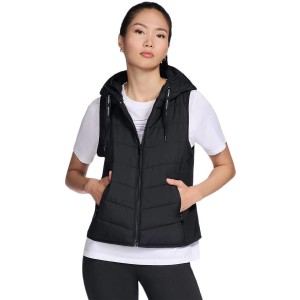 Kamizelka damskie Skechers Performance Elite Cozy Fit Hooded