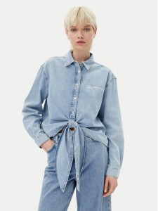 Karl Lagerfeld Jeans Koszula jeansowa A2W11021 Niebieski Regular Fit