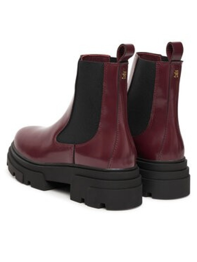 Tommy Hilfiger Sztyblety Shiny FW0FW09042 Brązowy