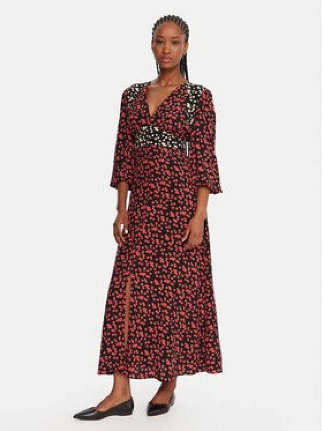 French Connection Sukienka koktajlowa 71ZBM Czerwony Regular Fit