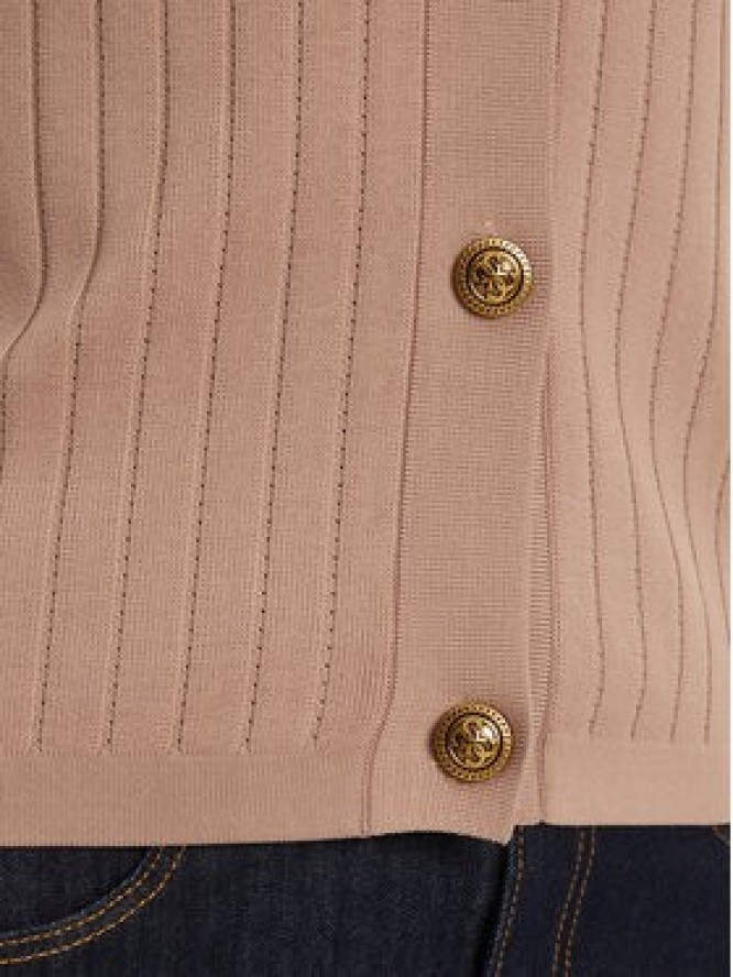 Guess Kardigan W5YR11 Z0130 Beżowy Regular Fit