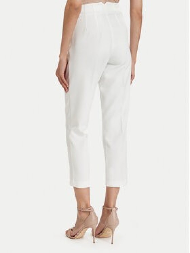 ACCESS FASHION Spodnie materiałowe 63-5132-135 Biały Regular Fit