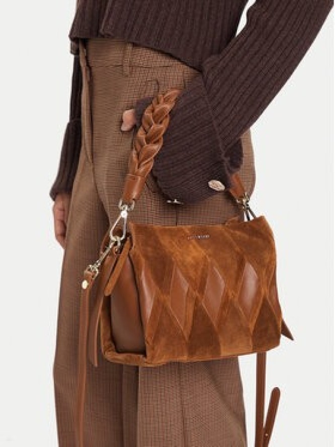 Coccinelle Torebka T66 Boheme New Geomet Patch E1 T66 58 01 01 Brązowy