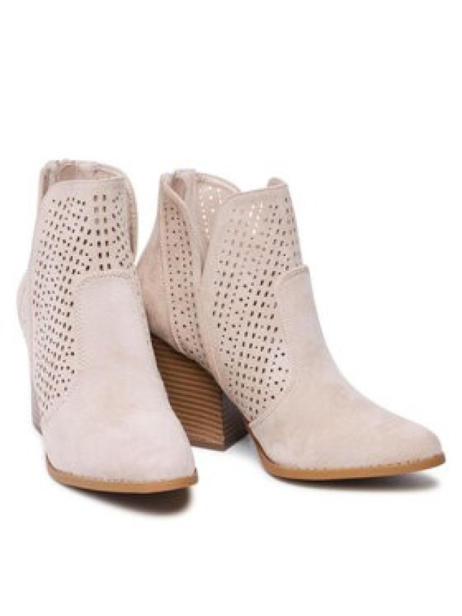 DeeZee Botki WS170608-02 Beżowy