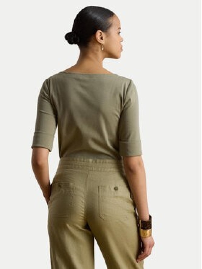 LAUREN RALPH LAUREN T-Shirt Judy 200654963204 Zielony Regular Fit