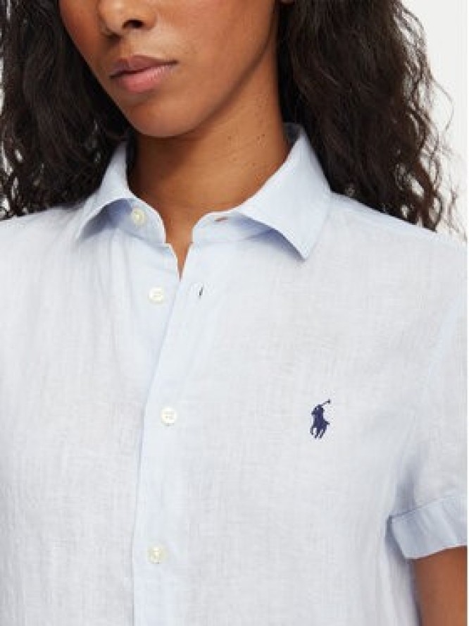 Polo Ralph Lauren Koszula 211973366504 Niebieski jasny Regular Fit