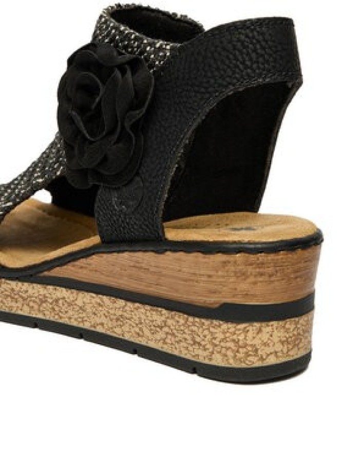 Rieker Sandały CEO-63791-01 Czarny