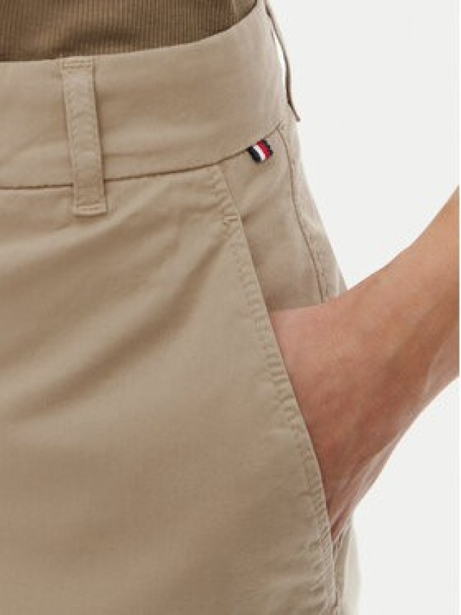 Tommy Hilfiger Szorty materiałowe WW0WW42457 Beżowy Regular Fit