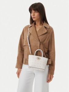 Guess Torebka Emelie Logo Mini HWGP99 28750 Écru