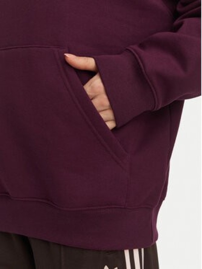 adidas Bluza Essentials Oversized Fleece Hoodie KT2274 Bordowy Regular Fit