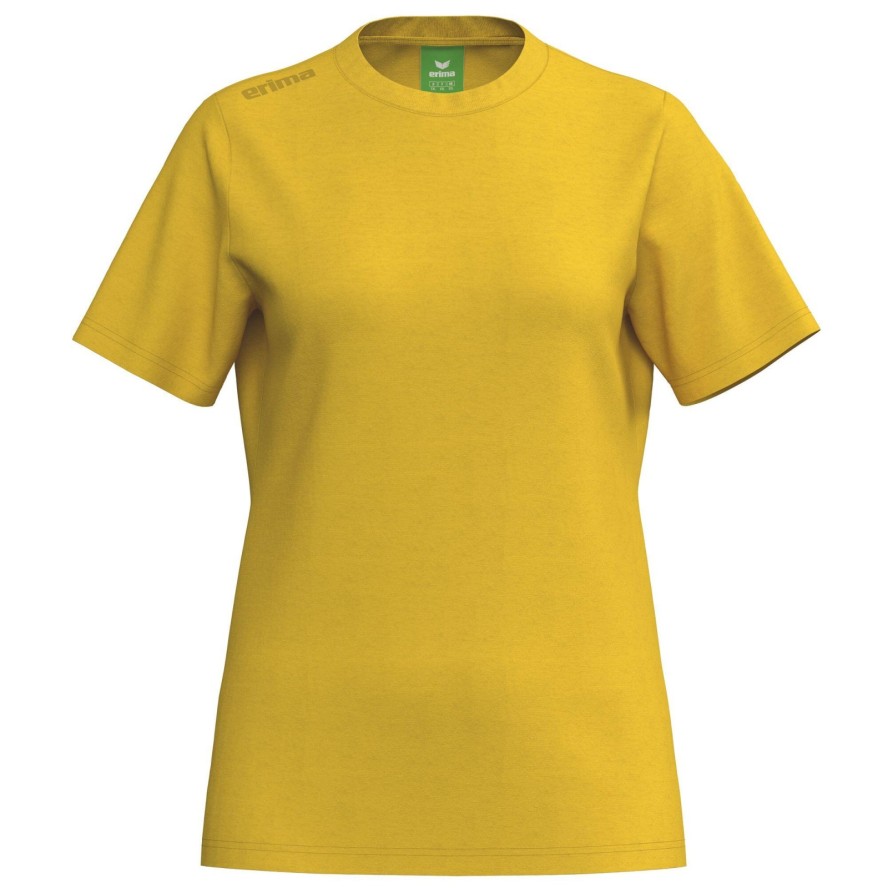 T-shirt Erima TS w kolorze żółtym