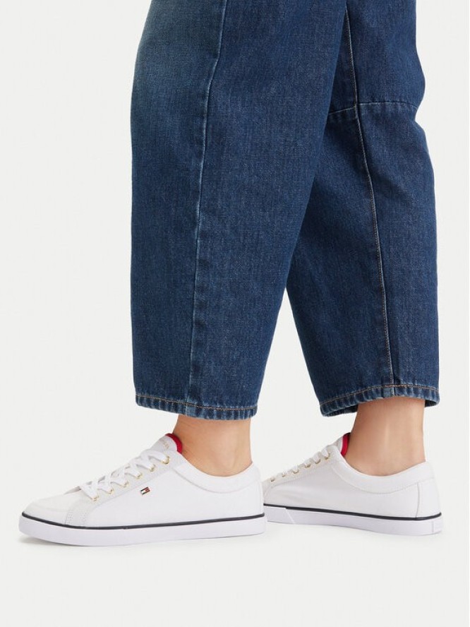 Tommy Hilfiger Tenisówki Th Low FW0FW09390 Biały