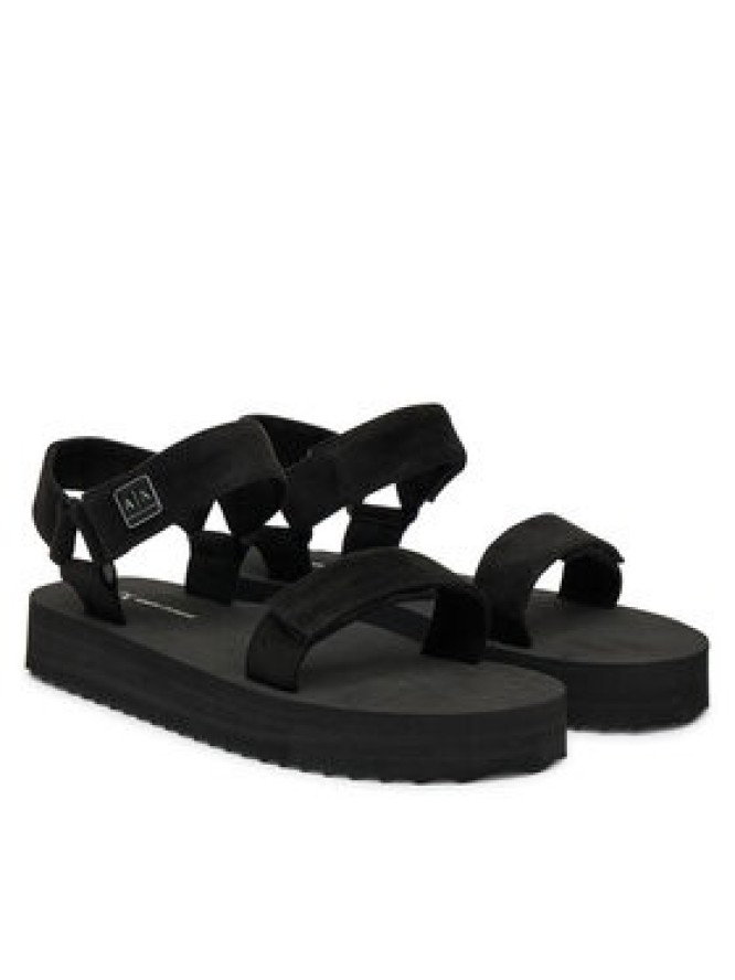 Armani Exchange Sandały XDP064 XV928 00002 Czarny
