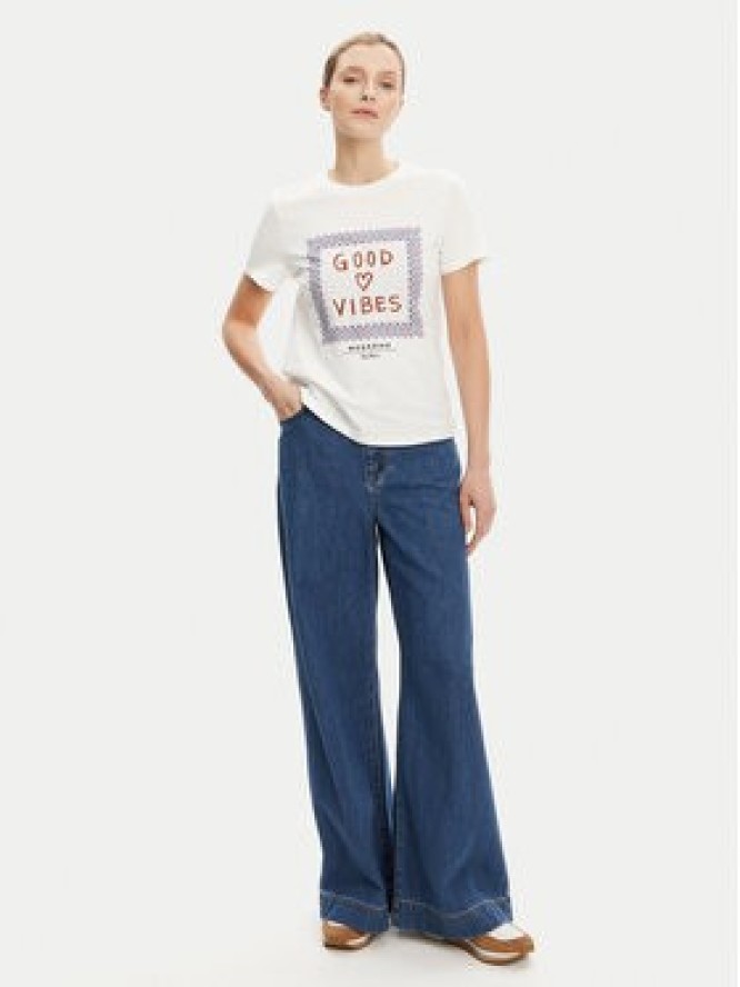 Weekend Max Mara Jeansy Vega 2525186061 Granatowy Wide Leg