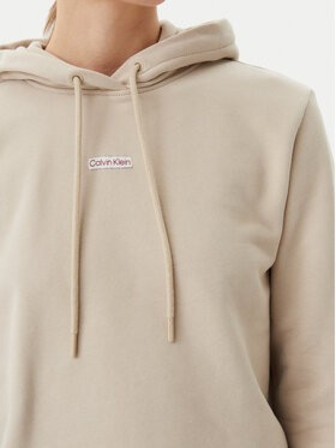 Calvin Klein Jeans Bluza Placed Institutional J20J225364 Beżowy Regular Fit