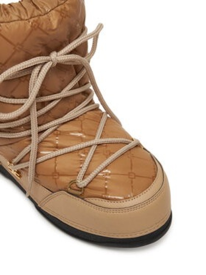 Elisabetta Franchi Śniegowce F4A6-E0457-1860 D Beżowy