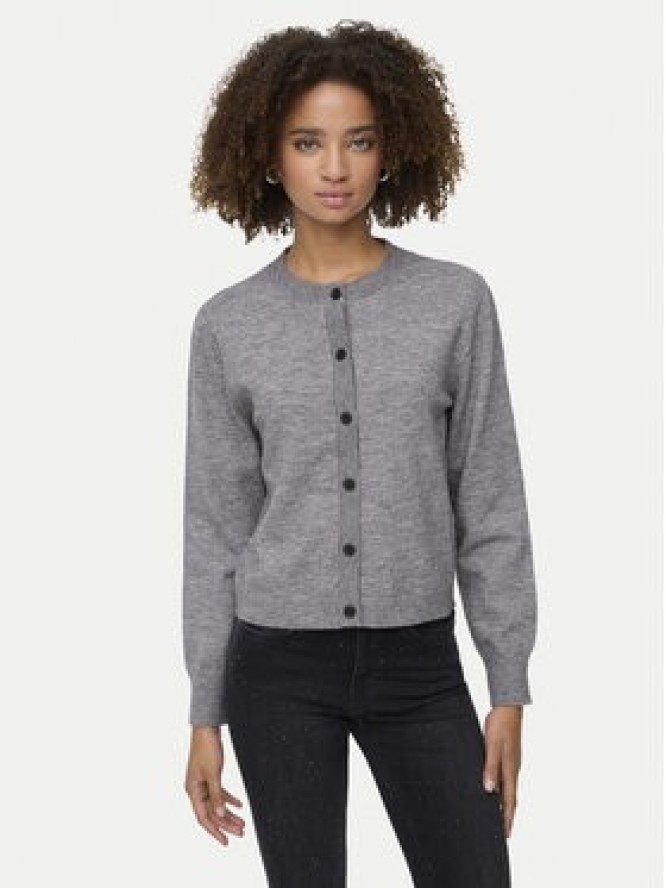 ONLY Kardigan Camille 15349639 Szary Regular Fit