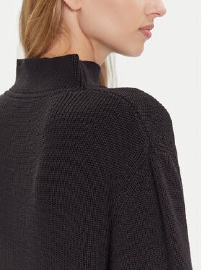 Tommy Jeans Sweter Badge DW0DW21676 Czarny Relaxed Fit