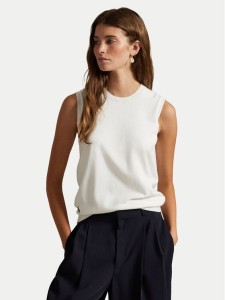 Polo Ralph Lauren Sweter 211972111002 Biały Straight Fit