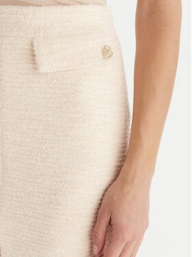 Babylon Spódnica midi S00601 Écru Regular Fit