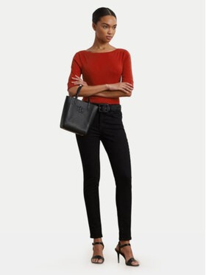 LAUREN RALPH LAUREN Bluzka 200654963193 Czerwony Slim Fit