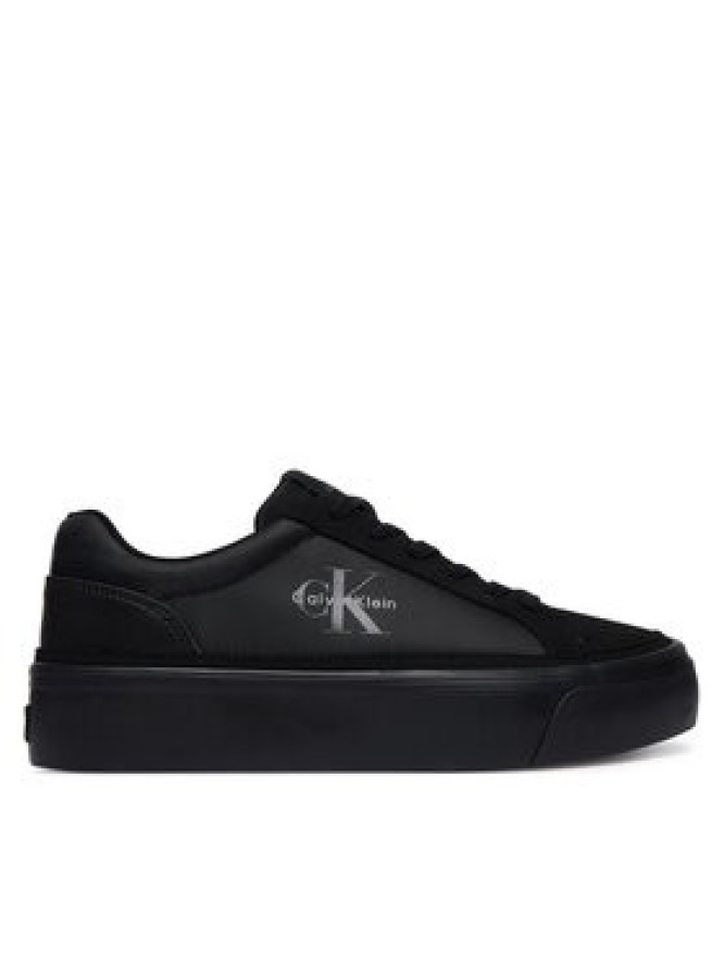 Calvin Klein Sneakersy Vulc Flatf Laceup Ny-Su HW0HW03086 Czarny