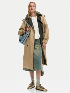 Desigual Trencz Chaq Polo 26SWEW12 Brązowy Regular Fit