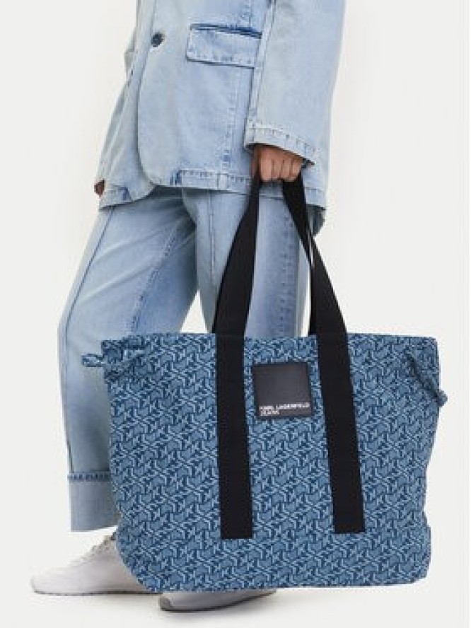 Karl Lagerfeld Jeans Torebka A2W50005 Niebieski