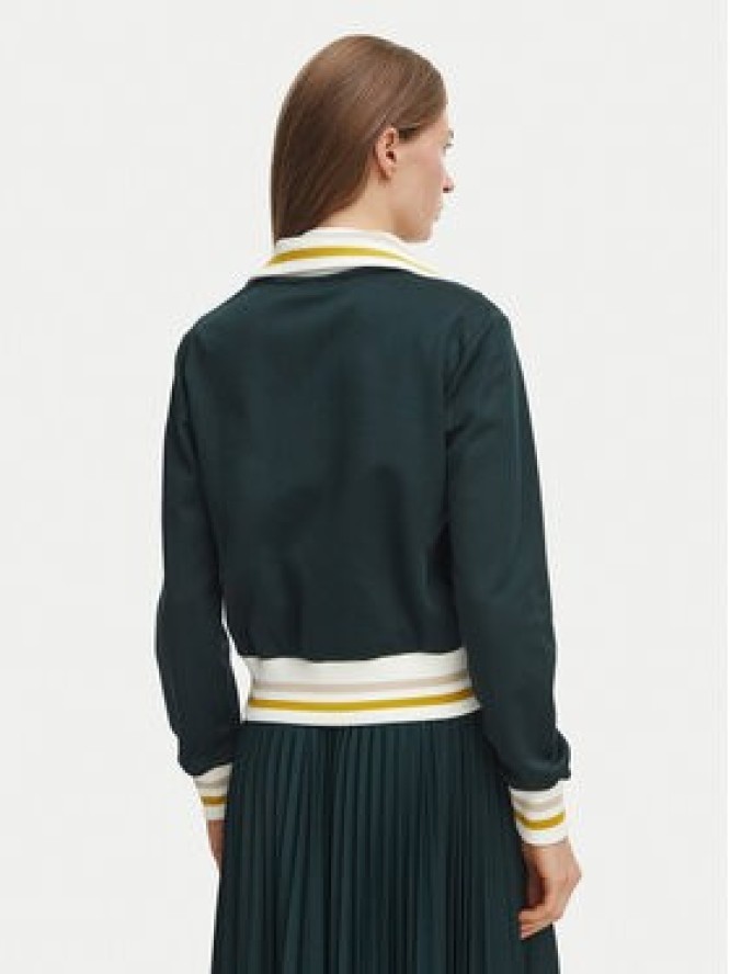 Lacoste Bluza SF5252 Zielony ciemny Regular Fit