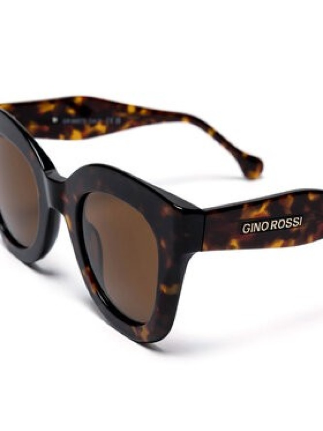 Gino Rossi Okulary przeciwsłoneczne GR6657S Brązowy