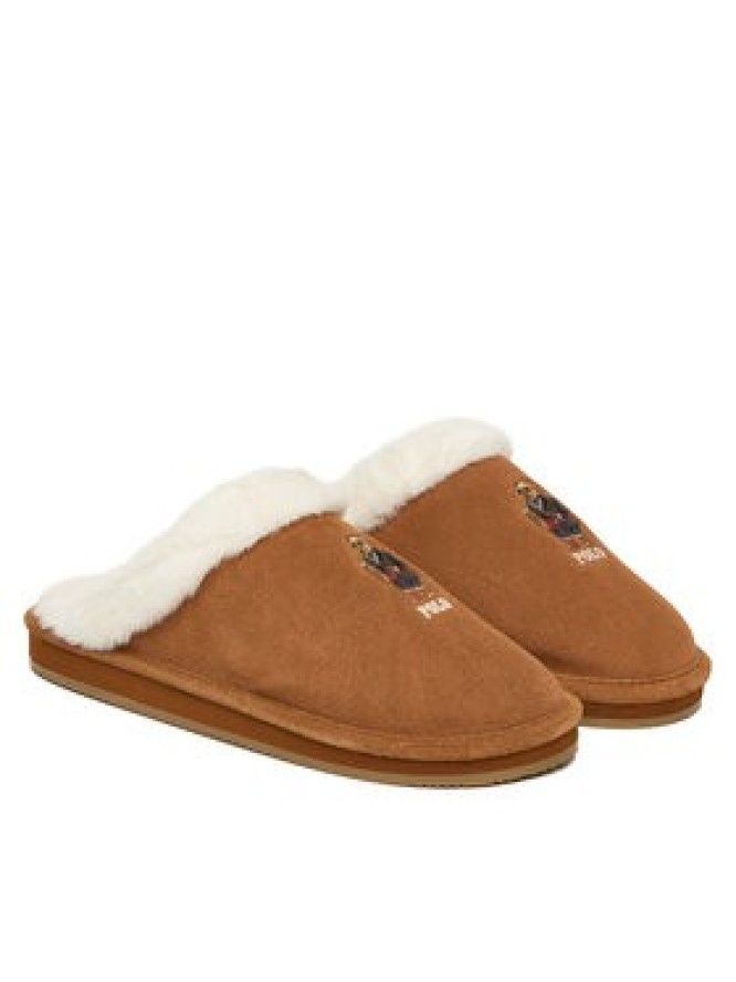 Polo Ralph Lauren Kapcie Kaylgh Scf B 842P03594001 Brązowy