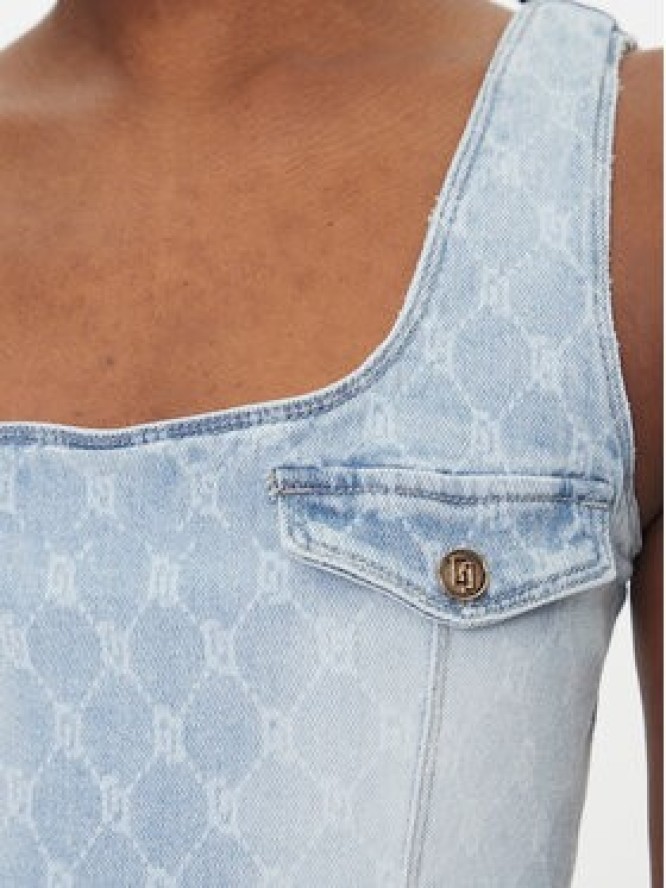 Gaudi Sukienka jeansowa 511BD16001 Niebieski Slim Fit