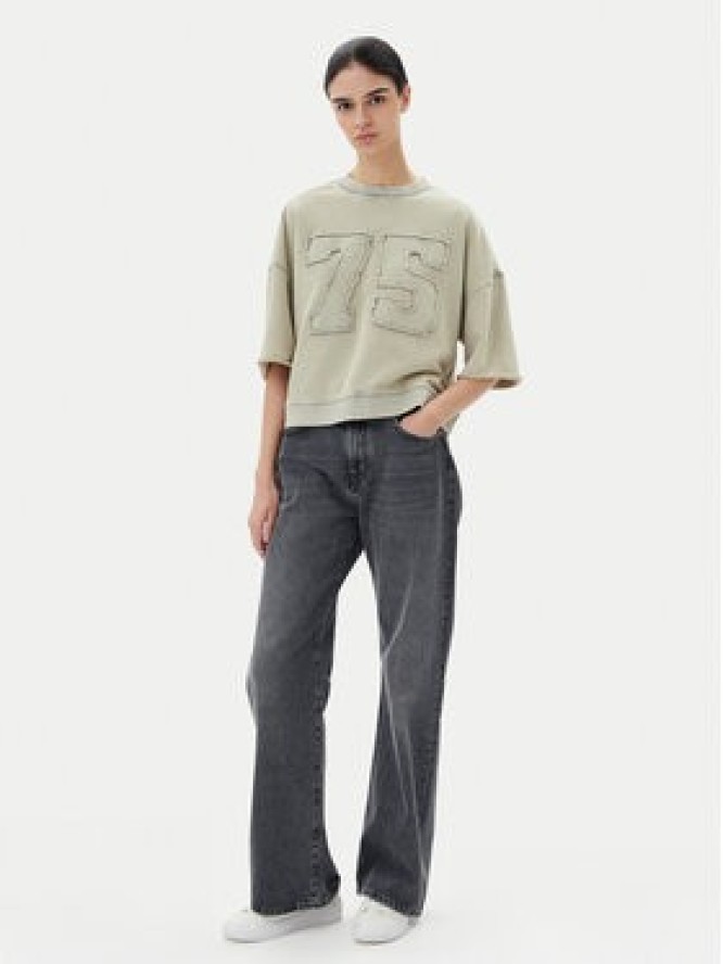 Noisy May Bluza Ciara 27034216 Beżowy Loose Fit