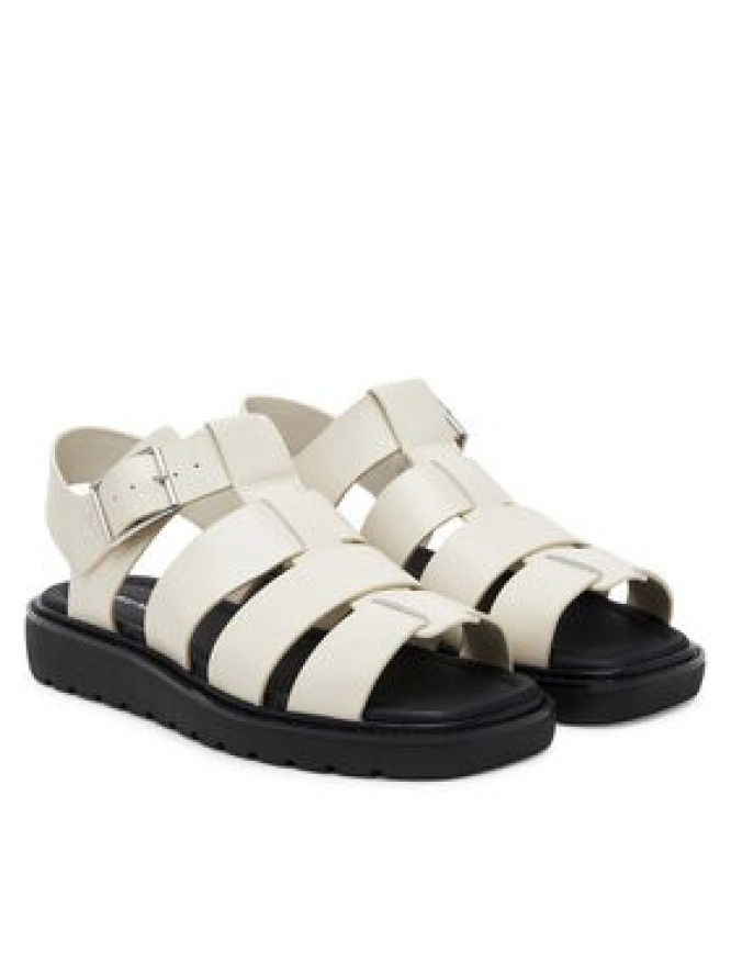 Calvin Klein Jeans Sandały Sq Molded Sdl Fisherman Mg Wn YW0YW01700 Écru