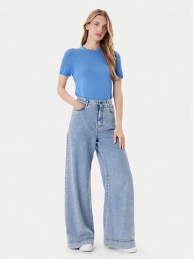 Calvin Klein Sweter LV044A307G Szary Regular Fit