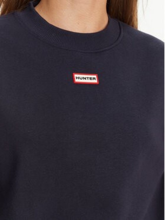 Hunter Bluza Tina HARW0042242 Granatowy Cropped Fit