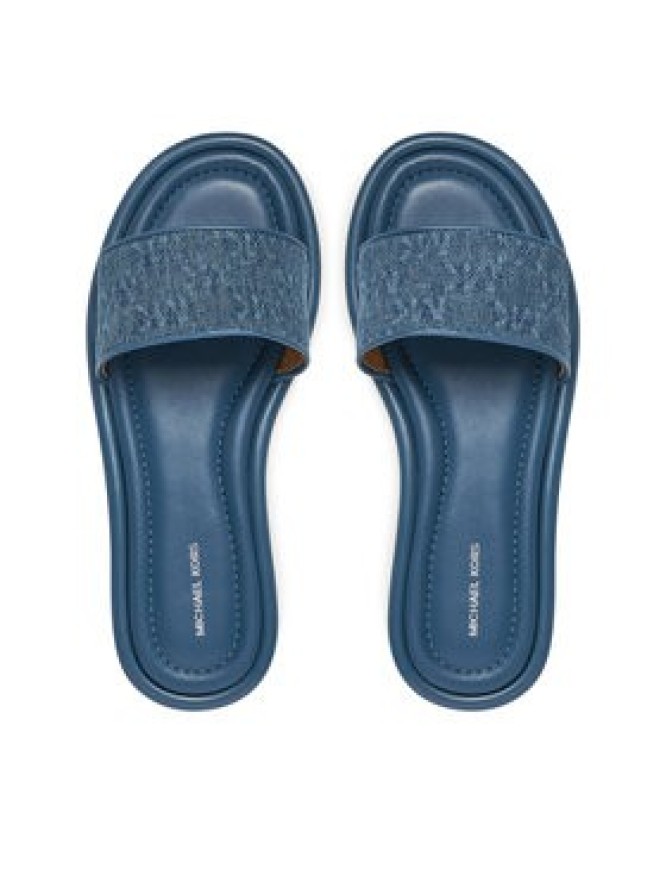 MICHAEL Michael Kors Klapki 40S5DNFS1D Niebieski