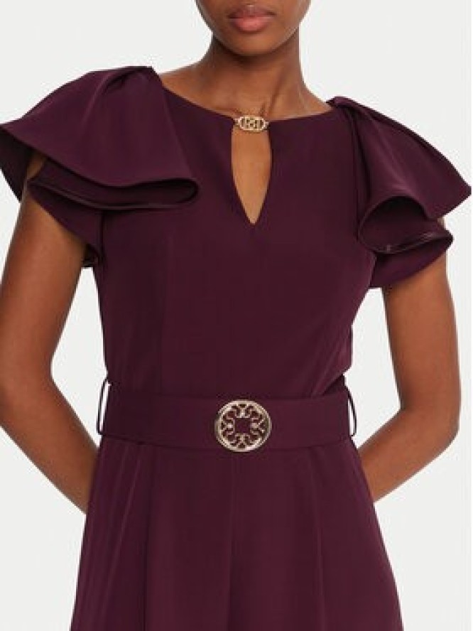 Rinascimento Kombinezon CFC0125317003 Bordowy Regular Fit