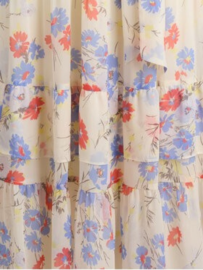 LAUREN RALPH LAUREN Sukienka letnia 200P08686001 Biały Regular Fit