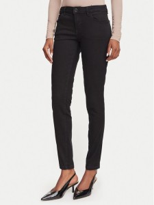Guess Jeansy W6YAJ2 D1585 Czarny Skinny Fit